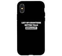 List Of Countries Better Than Germany Carcasa para iPhone X/XS