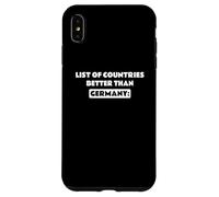 List Of Countries Better Than Germany Carcasa para iPhone XS Max