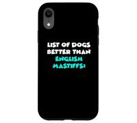 List Of Dogs Better Than English Mastiffs Mastín Inglés Carcasa para iPhone XR