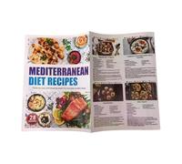 Lista de alimentos de la dieta mediterránea Gráfico del plan de comidas mediterráneas Arte de pared, Guía de salud para principiantes del plan de dieta diaria Guía de salud para principiantes