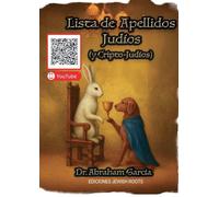 Lista de Apellidos Judíos: (y Cripto-Judíos)