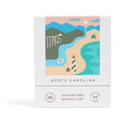 Lista de deseos de aventuras de Carolina del Norte: 50 Tarjetas de rascar para actividades al aire libre Atracciones tursticas y viajes por carr