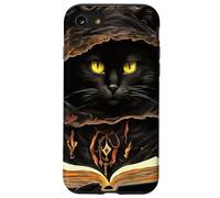 Lista de hechizos de anatomía de presas de Lectura de Gatos de Halloween Carcasa para iPhone SE (2020) / 7/8