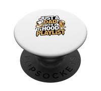 Lista de reproducción Dad Life with a Hood PopSockets PopGrip Adhesivo