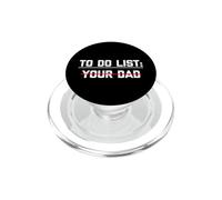 Lista de tareas: Camiseta de tu papá Divertida Diciendo Genial Orgullo Gay Gay PopSockets PopGrip para MagSafe