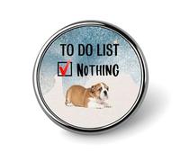 Lista de tareas pendientes Nada Berner Sennenhund Paquete de pines de perro Regalo para dueño de perro Pin de solapa Botones de jeans Pins de botón de cachorro de animal Insignias divertidas de ani