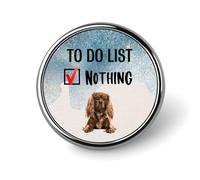 Lista de tareas pendientes Nada Berner Sennenhund Paquete de pines de perro Regalo para dueño de perro Pin de solapa Botones de jeans Pins de botón de cachorro de animal Insignias divertidas de ani