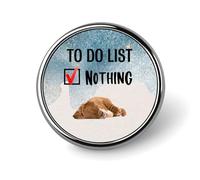 Lista de tareas pendientes Nada Berner Sennenhund Paquete de pines de perro Regalo para dueño de perro Pin de solapa Botones de jeans Pins de botón de cachorro de animal Insignias divertidas de ani