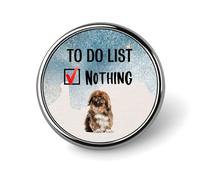 Lista de tareas pendientes Nada Berner Sennenhund Paquete de pines de perro Regalo para dueño de perro Pin de solapa Botones de jeans Pins de botón de cachorro de animal Insignias divertidas de ani