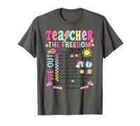 Lista de tours de libertad para maestros de verano 2025 Camiseta