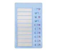 Lista de verificación de asuntos diarios Tableros de notas de montaje en pared Tablero de lista de verificación ajustable portátil para Hogar Cuidado de personas mayores Lista de tareas Pad Lindo