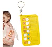 Lista De Verificación De Ir A Dormir Para Niños - Programa De Rutina Portátil Con Tabla De Tareas Domésticas, Recordatorio De Bolsillo Para Niños Con Llavero, Organizador De Actividad Quo