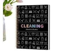 Lista de Verificación del Planificador de Limpieza, Horario de Limpieza Familiar, Planificador de Organización del Hogar 2026 con Tareas Diarias, Plataforma de Cocina con Diseño Compacto, Rastreador E