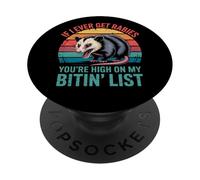 Lista Divertida de zarigüeyas si Alguna Vez me pican la Rabia PopSockets PopGrip Adhesivo