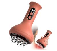 LISTaRSw Cellulite Massager - 9 Levels of Suction + 9 Levels of Red & Blue Light Heat Compress, Handheld Hot Compress Meridian Cupping Scraping Instrument, For Legs, Abdomen, Back, Arms Red