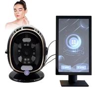 LISTaRSw Detector De Piel Inteligente con IA: 20 Elementos De Prueba + 8 Imágenes Espectrales, Instrumento De Análisis Facial, Almacenamiento En La Nube, para Salón Black