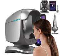 LISTaRSw Escáner Facial Y del Cuero Cabelludo Multiespectral con IA 2 En 1, Análisis Espectral De 8 Parámetros, Analizador Facial Inteligente 3D para Acné