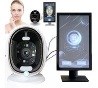 LISTaRSw Instrumento Análisis Facial 21,5 Pulgadas, Detector Piel Inteligente con IA, 20 Elementos Prueba + Predicción Análisis Síntomas La Piel + Régimen Cuidado La Piel Recomendado White