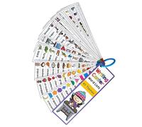 Listas de palabras, tarjetas de vocabulario de doble cara de vista de alta frecuencia para estudiantes, profesores, tarjetas de vista, herramienta de aprendizaje de idiomas, listas de alta frecuencia