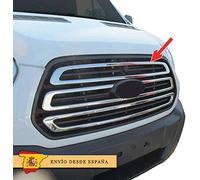 Listas de Parrilla válidas para FORD TRANSIT 7 | 2013 en adelante Moldura Cromada Acero Inoxidable Embellecedor Cromo Frontal Tiras cromadas de Radiador