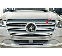 Listas de Parrilla válidas para MERCEDES SPRINTER | W907 W910 | 2018 en adelante Moldura Cromada Acero Inoxidable Embellecedor Cromo Frontal Tiras cromadas de Radiador