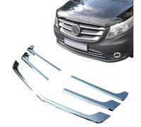 Listas de Parrilla válidas para MERCEDES VITO | W447 | 2014-2019 Moldura Cromada Acero Inoxidable Embellecedor Cromo Frontal Tiras cromadas de Radiador