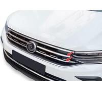 Listas de Parrilla válidas para VW TIGUAN II + Allspace | desde 2020+ Moldura Cromada Acero Inoxidable Embellecedor Cromo Frontal Tiras cromadas de Radiador