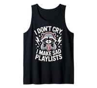Listas de reproducción divertidas No lloro hago tristes Camiseta sin Mangas