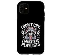 Listas de reproducción divertidas No lloro hago tristes Carcasa para iPhone 11