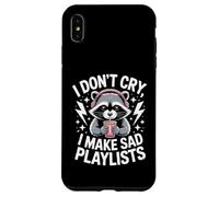 Listas de reproducción divertidas No lloro hago tristes Carcasa para iPhone XS Max