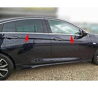 Listas de ventana cromadas válidas para OPEL INSIGNIA B Limousine | 2017 en adelante Cubierta cromada para marcos de ventana Molduras ventana cromo