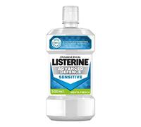 Listerine Advanced Protección Esmalte y Sensibilidad (500 ml), enjuague bucal para dientes sensibles, colutorio bucal con 0% alcohol, elixir bucal que protege contra la erosión dental.