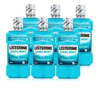 Listerine Cool Mint - Enjuague bucal (500 ml, 6 unidades de 500 ml)