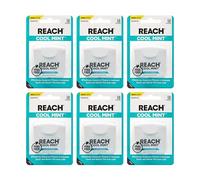 Listerine Cool Mint Interdental Floss for a Cleaner, Healthier Mouth, Oral Care, 55 Yards (Pack of 6)