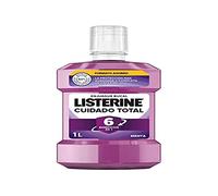 Listerine Cuidado Total (1 x 1 L), enjuague bucal formato ahorro, colutorio encías con6 beneficios en 1, elixir bucal con 12 h de protección, para unos dientes blancos