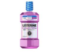 Listerine Cuidado Total Enjuague Bucal Sin Alcohol Sabor Intenso, 500ml | Colutorio sin alcohol, Protege contra la caries, Reduce la placa, 10 en 1 para una boca más sana, Sabor Menta Intensa