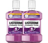 Listerine Enjuague bucal Cuidado Total Menta 6 en 1 con flúor 2 x 1 L