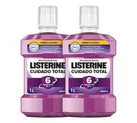 Listerine Enjuague bucal Cuidado Total Menta 6 en 1 con flúor 2 x 1 L