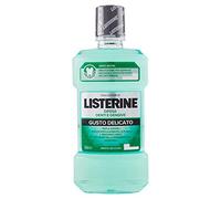 LISTERINE, Enjuague bucal, defensa dientes y encías, sabor delicado, cero alcohol, triple acción, dientes más fuertes, encías más saludables, menta delicada, 500 ml