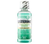 LISTERINE Defensa de dientes y encías enjuague bucal sabor delicado 95 ml
