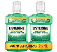 Listerine Enjuague Bucal Protección Dientes y Encías 2x1 Litro