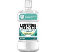 Listerine NATURALS - Enjuague Bucal, Proteccion del Esmalte, Sabor Suave, 500 ml