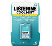 Listerine Pocketpaks Cool Mint Breath Strips, 24 unidades