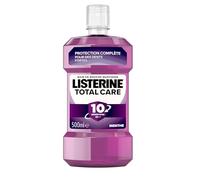 Listerine Total Care - Enjuague bucal diario con sabor intenso, 500 ml | Higiene bucal integral y protección de caries | Aliento fresco | Con flúor | menta intensa