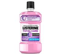 LISTERINE® TOTAL CARE - Enjuague bucal diario - sabor más ligero - Sin alcohol - Juego de 2 botellas de 500 ml