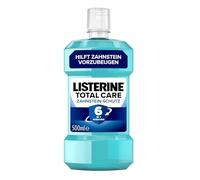 LISTERINE Total Care Tartar Protection (500 ml), enjuague bucal protector contra sarro con efecto 6 en 1, enjuague bucal antibacteriano que protege contra problemas de encías, hasta 24 horas de