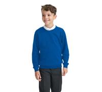 Listers Schoolwear Sudadera Unisex, Cuello Redondo, Unisex, para niños de 3 a 13 años Azul Azul Real 9-10 años