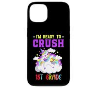 Listo para Aplastar a una Chica unicornia de 1er Grado Carcasa para iPhone 13