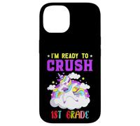 Listo para Aplastar a una Chica unicornia de 1er Grado Carcasa para iPhone 14