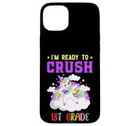 Listo para Aplastar a una Chica unicornia de 1er Grado Carcasa para iPhone 15 Plus
